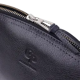 Шкіряна жіноча косметичка Grande Pelle 11570 чорний - мініатюра 5
