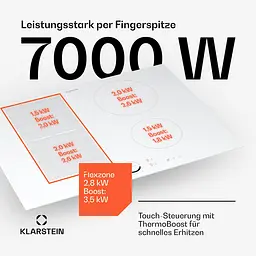 Індукційна плита гібридна Klarstein Delicatessa 70 (10045605) - мініатюра 3