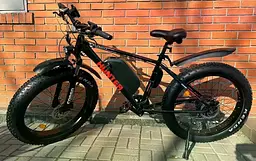 Електровелосипед Corso HUNTER 26 дюймів (750W, 48V, 20Ah) Чорно-Червоний - мініатюра 2