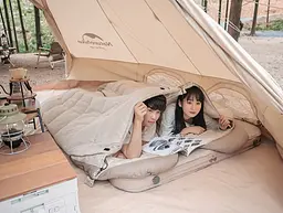 Спальний мішок з капюшоном Naturehike B400 NH21MSD11 (220 х 85см) Бежевий - мініатюра 10