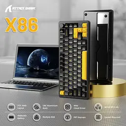 Клавіатура Attack Shark X86 RGB Custom Matcha Switch Starry Black (AS-6972792471426-SB-UA) [166723] - мініатюра 5