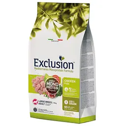 Корм Exclusion Adult Chicken Large Breed для дорослих собак великих порід з куркою 12 кг