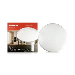 Світлодіодний світильник з пультом ETRON Smart GARDENIA 1-ESP-2060 72W crystal IP20