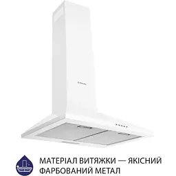 Витяжка купольна Minola HK 6614 WH 1000 LED - мініатюра 2