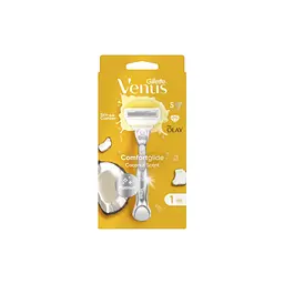 Бритва Gillette Venus ComfortGlide Olay з кокосом з 1 змінним картриджем (7702018339877) - мініатюра 2