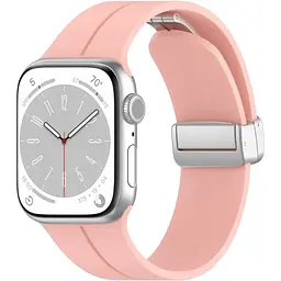 Ремінець DK CDK для Apple Watch 40mm (Series 4 / 5 / 6 / SE1 / SE2) Silicone Sport Magnetic (017247) (pink /