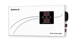 Стабілізатор REAL-EL Stab Slim-1000 Білий