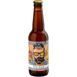 Пиво Volynski Browar Big Man English Barleywine темне нефільтроване 8.5% 0.35 л