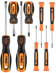 Викрутки SL,PH, сталь CrV, набір 8шт Neo Tools hoz0014078