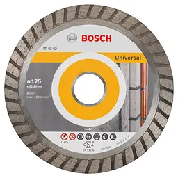 Диск алмазний Professional Standard for Universal Turbo 125х22.23мм Bosch hoz0013950