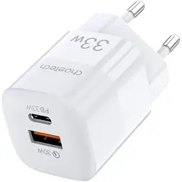 ЗП Choetech PD5006-EU-WH, USB-A/USB-С - мініатюра 2