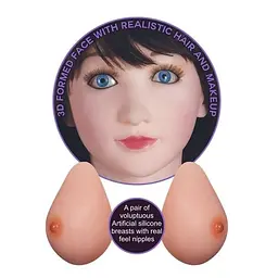 Надувна секс лялька Silicone Boobie Super Love Doll - мініатюра 4