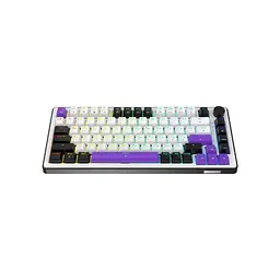 Клавіатура Hator Hellyberry HK75 Mechanical Linear RGB USB UA White/Violet (HK75) - мініатюра 2