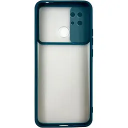 Бампер Totu Slide Camera Matt Case Xiaomi Redmi 10C Green - мініатюра 2