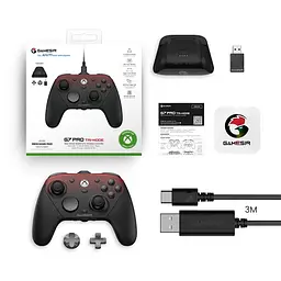 Ігровий контролер геймпад GameSir G7 Pro Shadow Ember Tri-Mode Gamepad з док-станцією - мініатюра 3