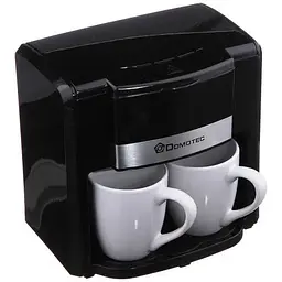 Кавоварка Domotec MS-0705 крапельна 500 Вт 2 чашки чорна - мініатюра 2