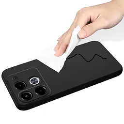 Силіконовий чохол BeCover для Infinix Note 40 (X6853) Black (711177) - мініатюра 2
