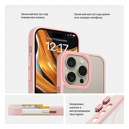Чехол для Apple iPhone 14 Pro, Uniq MagCase, розовый, противоударный, панель-накладка с MagSafe, ударопрочный TPU+PC, с магнитом MagSafe, поддержка полноценной беспроводной зарядки, ArmorStandart (ARM75293) - мініатюра 3