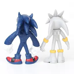 Іграшки фігурки Супер Соник 6 фігур 12см Super Sonic Їжак - мініатюра 4