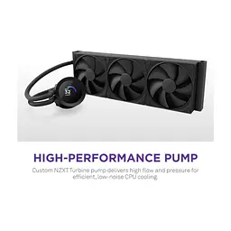Система рідинного охолодження NZXT Kraken Plus V2 360mm AIO liquid cooler w/Displ (RL-KN360-B2) - мініатюра 3