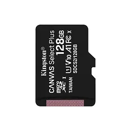 Карта пам’яті miсroSDXC 128GB Kingston TransFlash Memory Card Class 10 A1 Canvas Select Plus (SDCS2/128GBSP) (090-00212) - мініатюра 2