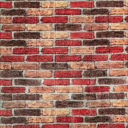 Самоклеюча декоративна 3D панель Sticker Wall 700x770x3мм Катеринославська цегла 047-3 SW-00000695