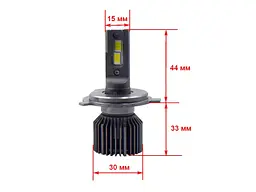 Світлодіодна лампа Cyclone LED H4 H/L 6000K type - мініатюра 3
