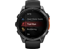 Спортивний годинник Garmin Fenix 8 47mm AMOLED Slate Gray with Black Silicone Band (010-02904-00) - мініатюра 10