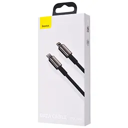 Дата кабель Baseus Tungsten Gold Type-C to Lightning PD 20W (1m) (CATLWJ) Чорний - мініатюра 5