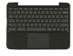 Клавіатура для ноутбука Samsung Chromebook (XE500) Black, (Black TopCase) - мініатюра 2