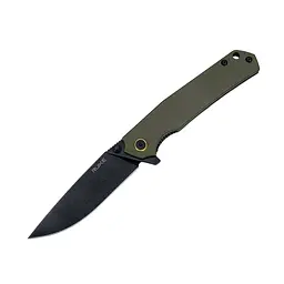 Ніж складаний туристичний Ruike P801-G, (8.6 см) 14C28N/G10 оливковий