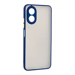 Чехол-панель-накладка для OPPO A38 4G/A18 4G, Frosted Matte, синий, противоударный чехол с защитой всего корпуса, термополиуретан TPU + поликарбонат PC, ArmorStandart (ARM72404)