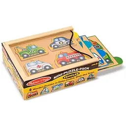 Набір пазлів Melissa&Doug Машини, 4 шт. (MD4791) - мініатюра 2