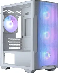 Корпус для ПК MSI MAG FORGE M100R WHITE - мініатюра 2
