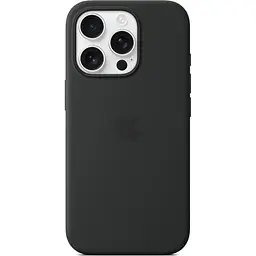 Оригінальний силіконовий чохол Apple Silicone Case with MagSafe для Iphone 16 Pro Midnight Black MYYJ3ZM/A - мініатюра 6