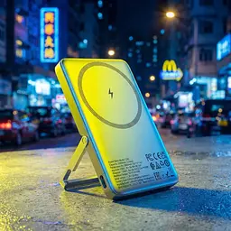 Батарея універсальна HOCO 5000mAh Sunlight PD/20W Magnetic Metal Grey (Q36 / 714986) - мініатюра 10