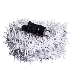 Новорічна гірлянда Різдвяна фея вулична GarlandoPro 100 м 1000 LED гірлянда на вулицю 8 режимів роботи білий провід Мультиколор CF1000L100MWML - мініатюра 5