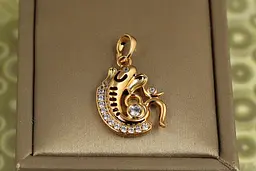 Кулон зодіак Xuping Jewelry Риба 2,1 см золотистий
