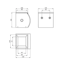Тримач для туалетного паперу Kroner KRM Rizze - ACC300 (CV022902) - мініатюра 4