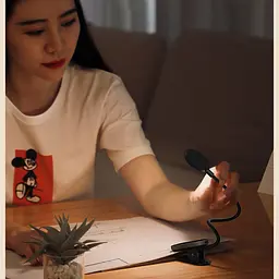 Настільна лампа Baseus Comfort Reading Mini Clip Lamp Dark Gray (DGRAD-0G) [67870] - мініатюра 11