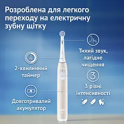 Електрична зубна щітка Oral-B iO 2 ніжно-рожева - мініатюра 5