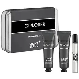 Набір Mont Blanc Explorer бальзам після бриття 30 мл гель для душу 30 мл атюра 7.5 мл