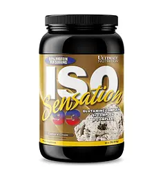 Протеїн Ultimate Nutrition Iso Sensation, 908 грам - Печиво-крем