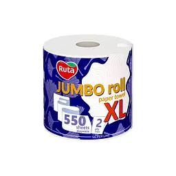 Паперові рушники Ruta Jumbo XL 2 шари 550 відривів (4820202898214)