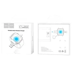 Бездротовий зарядний пристрій Hoco CW19 iWatch 2.5W White - мініатюра 6