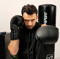 Боксерські рукавиці Hop-Sport HS-BG10 10oz чорні - мініатюра 5
