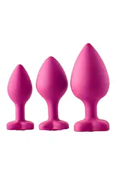 Набір анальних пробок Dream Toys Flirts Pink - мініатюра 3