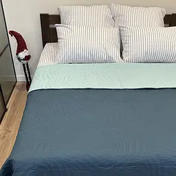 Покривало декоративне LeLit блакитне з синім 240х215 см (le2000000297958) - мініатюра 3
