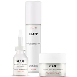 Набір Klapp Triple Action Moisturizing Power Trio Set: крем 50 мл + сироватка 50 мл + бустер 15 мл - мініатюра 4