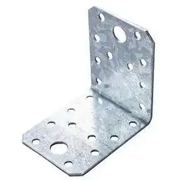 Кутник меблевий перфорований Apro 70 x 70 x 55 x 2 мм (в упаковці 10 шт.)